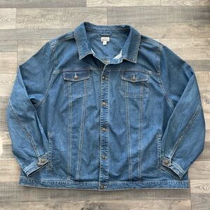 Liberty Blues Jean Denim Trucker Jacket Men's 5XL TALL Blue Big & Tall Type 3